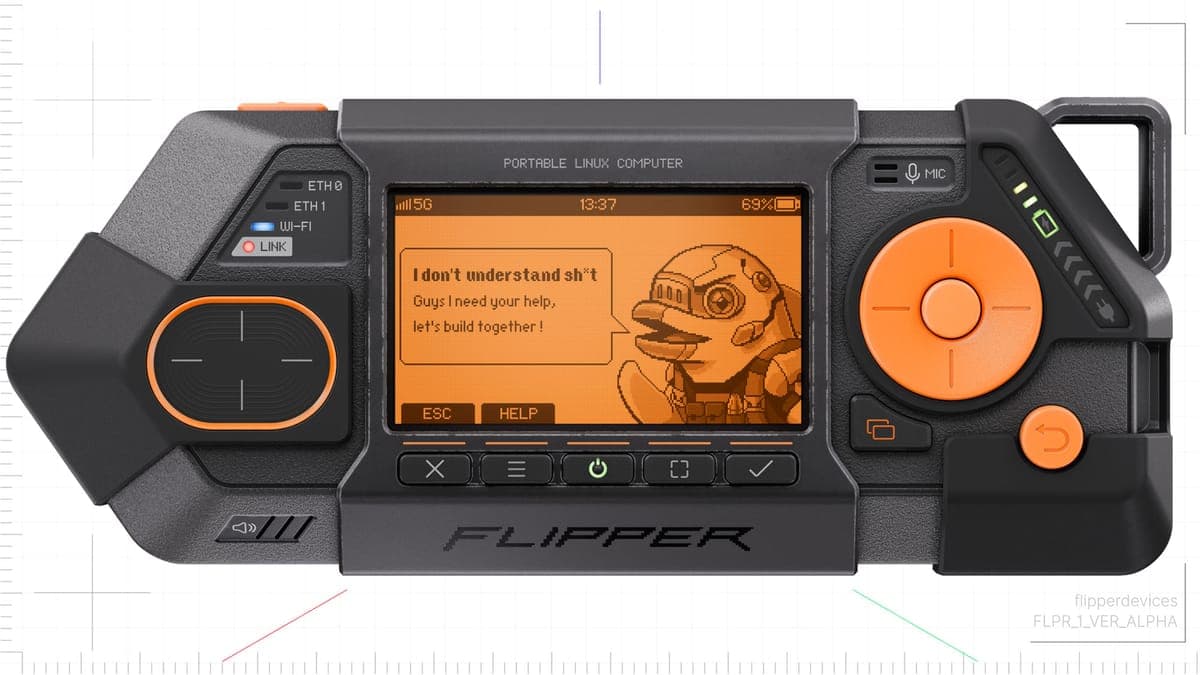 Flipper One: An Open Linux Cyberdeck with Co-Processor Architecture